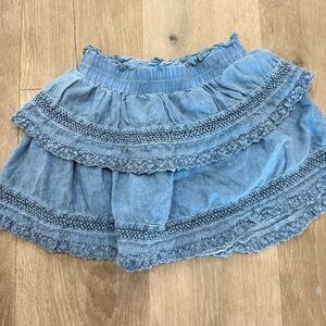 Katie J skirt blue girls size medium